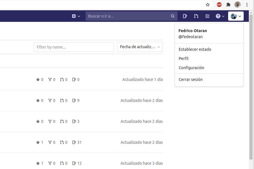 Configuración Gitlab